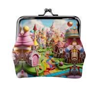 Candy Land Porte-monnaie pratique pour femme (11,5 x 10,5 cm), noir, One Size