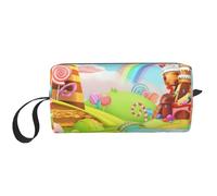 Candy Land Sac de voyage portable et pratique avec fermeture éclair