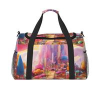 Candy Land Sac fourre-tout pliable de grande capacité pour les escapades en avion