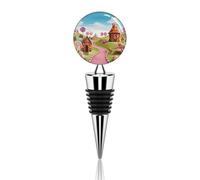 Candy Lane Bouchon de bouteille de vin réutilisable pour bouteille de vin, bouchon de bouteille de champagne amusant, élégant et durable, parfait pour les fêtes et les cadeaux