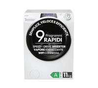 Candy RapidÓ PRO RP 4116BWMBC/1-S machine à laver Charge avant 11 kg 1400 tr/min Blanc