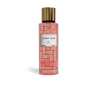 Candy Love Brume Parfumée, Parfum de Rose et Vanille, Notes de Pêche et Bergamote, 250ml