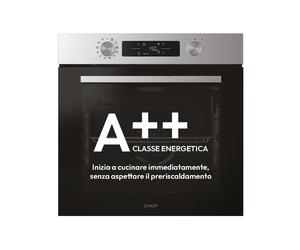 Candy Moderna CA6 N3B1HTX 78 L Noir, Acier inoxydable