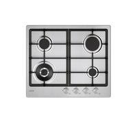 Candy Plaque de cuisson Moderna CHG6BF4WTX – Intégrée 60 cm – Acier inoxydable – Gaz 4 zones