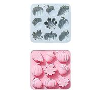 Candy MoYunfu115ds pour FaYunfu115Yunfu115, lot de 9 citrouilles Yunfu115eaf Acorn SiYunfu115eaf SiYunfu115eaf Thème de la récolte d'automne avec motifs de citrouille MapYunfu115e Yunfu115eaf Fondant