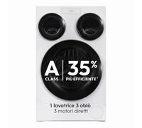 Candy MultiWash Machine à laver 3 disques indépendants 10+1+1kg 1400rpm Moteurs Direct Drive DIY Smart AI Hygiène UV Blanc