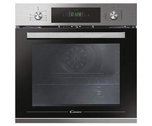 Candy OCNTA05I Four intelligent électrique encastrable et ventilé, Wi-Fi, multifonctions, avec fonctions Grill et pizza, tactile, 56,8 x 59,5 x 59,5 cm, en acier inoxydable et verre 65 L