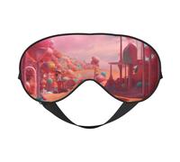 Candy Paradise Masque occultant double face avec sangle réglable pour les yeux