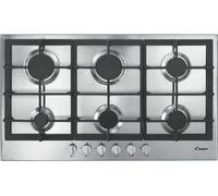 Candy PG9601SXGH Table De Cuisson Encastrable 6 Brûleurs À Gaz 90 Cm Acier Inox