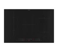 Candy Plaque de cuisson à induction 80 cm, 5 zones avec zone Flex, Multislider Touch, booster sur chaque zone, gestion de la puissance, minuterie, installation à fil supérieur, noir, CIE854MCBB