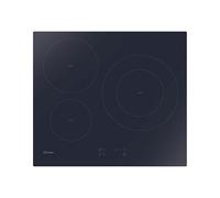 CANDY - Plaque Induction - 3 Zones de Cuisson dont 1 Double - Booster Max 3600W, Puissance Réglable, Commandes Groupées - 7200 W - Verre - Installation à Fleur, Bords Droits - 59 x 52 x 6,2 cm