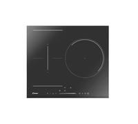 CANDY - Plaque Induction Connectée - 3 Zones de Cuisson, 1 Flexible, Booster Max 3500W, Commandes Groupées, Réglage Tactile, Fonction Pause, 7400 W, Installation à Fleur, Bords Droits - 59 x 52 x 6 cm