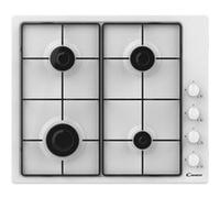 Candy POP EVO CHW640WLW - Table de cuisson au gaz - 4 plaques de cuisson - Niche - largeur : 56 cm - profondeur : 48 cm - blanc Blanc G