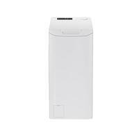 Candy ProWash 300 TCA063D3-S Machine à laver à chargement par le haut 6 kg 1000 tr/min Écran numérique Commande vocale Connectivité Wi-Fi Snap & Wash 17 cycles Démarrage 24 heures Ouverture tactile