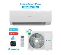 Candy Pura Kit CY18RA Climatiseur 18000BTU 5 KW WiFi Inverter R32 19dBA B