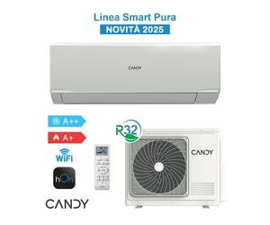 Candy Pura Kit CY18RAIN-A Climatiseur 18000BTU 4,8KW WiFi A++/A+ Inverter R32 28dBA Blanc - Nouveauté 2025