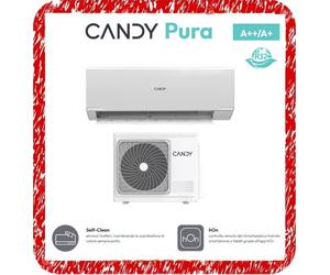 CANDY Pure Climitazzatore 9000 Btu Convertisseur Gaz R32 La + 19DB Wifi Self