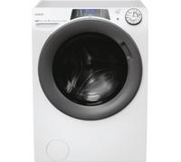 Candy RapidÓ PRO RPW 41066BWMR8-S, Façade, Freestanding, Blanc, Gauche, Anthracite, Gris