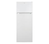 Candy - Réfrigérateur double-portes CDG1S514EW - Réfrigérateur Combi, 211L, technologie statique, éclairage LED, porte réversible, 41DB, alarme de porte, largeur 55 cm, hauteur 1,45 m, blanc