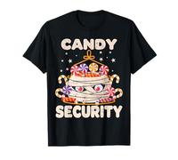 Candy Security Distressed Costume d'halloween Amusant T-Shirt