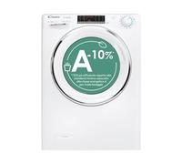 Candy Smart Pro Inverter CSO 6106TWMC1-S, Machine à laver à chargement avant, 10 kg, classe A-10%, 1600 tours, 78 dB, Cycles rapides, 16 programmes, Blanc, AxLxP 85x60x58 cm [Classe d'efficacité