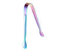 Candy Sweet Tong - Clamp | Multicolore Cube Ice Clamps | Gold Plated Round Head Rock Sugar Tongs | Hot Towels And Sugar Tongs For Family Restaurant Bar Hotel Supplies