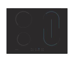 Candy Timeless CH74BVT Noir Intégré 70 cm Céramique 4 zones