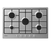 Candy Timeless CHW 7X Table de cuisson au gaz Acier inoxydable - 5 foyers