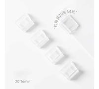 Candy Tric Les Trombones Kawaii,Mini Fichier,Documents,Clips De Reliure,Licence,Marque-Pages,Index,Porte-Page,Office Evaluation,5 Pcs-10pcs - Type 5pcs White