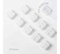 Candy Tric Les Trombones Kawaii,Mini Fichier,Documents,Clips De Reliure,Licence,Marque-Pages,Index,Porte-Page,Office Evaluation,5 Pcs-10pcs - Type 10pcs White
