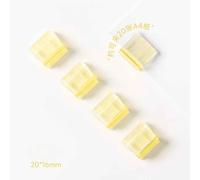 Candy Tric Les Trombones Kawaii,Mini Fichier,Documents,Clips De Reliure,Licence,Marque-Pages,Index,Porte-Page,Office Evaluation,5 Pcs-10pcs - Type 5pcs Yellow