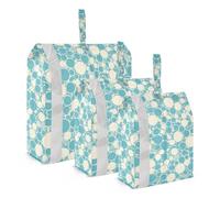 Candy Turquosie Lot de 3 organiseurs de voyage imperméables pour rangement de placard Sacs de rangement de voyage pour chambre à coucher