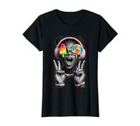 Candy Vision Pop Art Face Lollipop Popsicle Lunettes Graphique T-Shirt