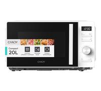 Candy WAVE 300 Micro-ondes 20L 700W Digital, 5 Niveaux de Puissance, 8 Programmes Automatiques, Décongélation, Sécurité Enfants, Nettoyage Facile, Blanc, YEUMW3CSDW