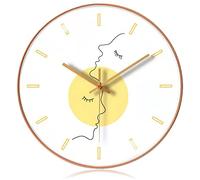 CandyAlley Horloge Murale, Pendule Murale Digitale, Horloge Murale Mute Silencieuse et sans pour la Cuisine de la Chambre à Coucher du Salon (30cm/12)