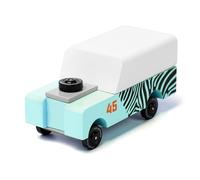 CANDYCAR® Collection en bois moulé sous pression - Mini Drifter zèbre, voiture jouet en bois de hêtre de qualité supérieure fabriquée à la main