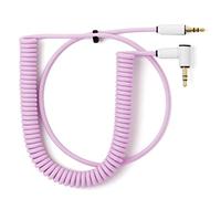 Candycord OP-1/OP-Z Câble audio spécial par myVolts Mini jack droit vers mini jack coudé, bouclé 65 cm à 90 cm, violet Jellybean