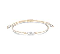 Candyfancy Bracelet pour femme en argent - Bracelet porte-bonheur infini pour femmes et filles - Bracelet d'amitié porte-bonheur pour femme, Acier inoxydable, No Gemstone