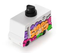 Candylab Toys CANDYCAR® Collection de camions alimentaires en bois - Graffiti noir, voiture jouet en bois de hêtre de qualité supérieure fabriquée à la main