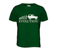 Candymix 4X4 Évolution T-Shirt Homme, Taille Medium, Couleur Verde Bottiglia