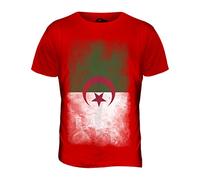 Candymix Algérie Drapeau Dégradé T-Shirt Homme, Taille Small, Couleur Rosso