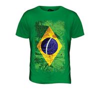Candymix Brésil Drapeau Grunge T-Shirt Homme