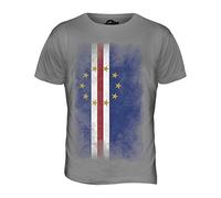 Candymix Cap-Vert Drapeau Dégradé T-Shirt Homme, Taille Medium, Couleur Grigio Chiaro