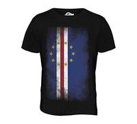 Candymix Cap-Vert Drapeau Dégradé T-Shirt Homme, Taille Medium, Couleur Nero