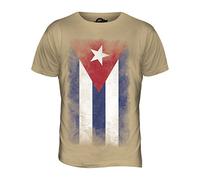 Candymix Cuba Drapeau Dégradé T-Shirt Homme, Taille Large, Couleur Caramello