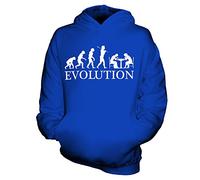 Candymix Échecs Évolution Unisexe Sweat-Shirt à Capuche Enfant Garçon Fille, Taille 12-13 Ans, Couleur Bleu Royal