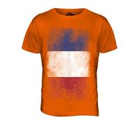 Candymix France Drapeau Dégradé T-Shirt Homme, Taille Large, Couleur Arancione