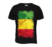 Candymix Mali Drapeau Grunge T-Shirt Homme, Taille Large, Couleur Nero
