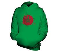 Candymix Maroc Football Unisexe Sweat Pull à Capuche Homme Femme, Taille Medium, Couleur Vert