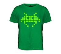 Candymix Néon Space Invader T-Shirt Homme, Taille X-Large, Couleur Verde